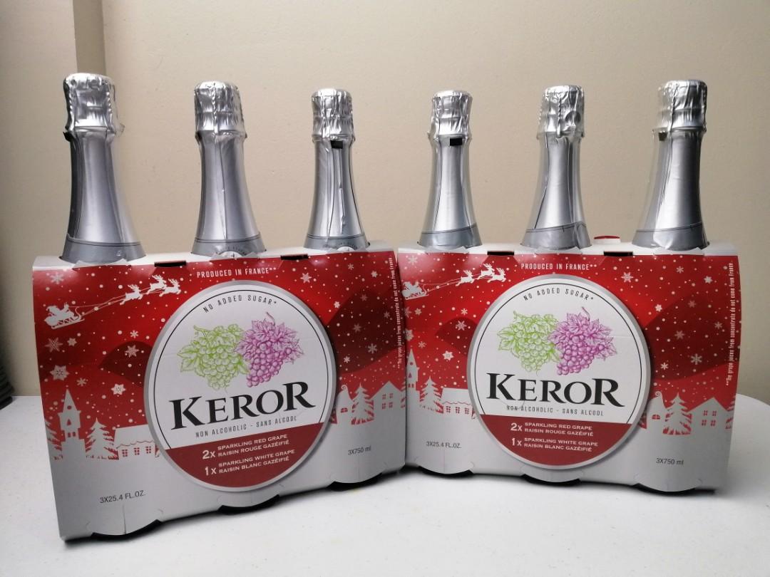 Keror Red and White Grape Sparkling Juice, Food & Drinks, Beverages on