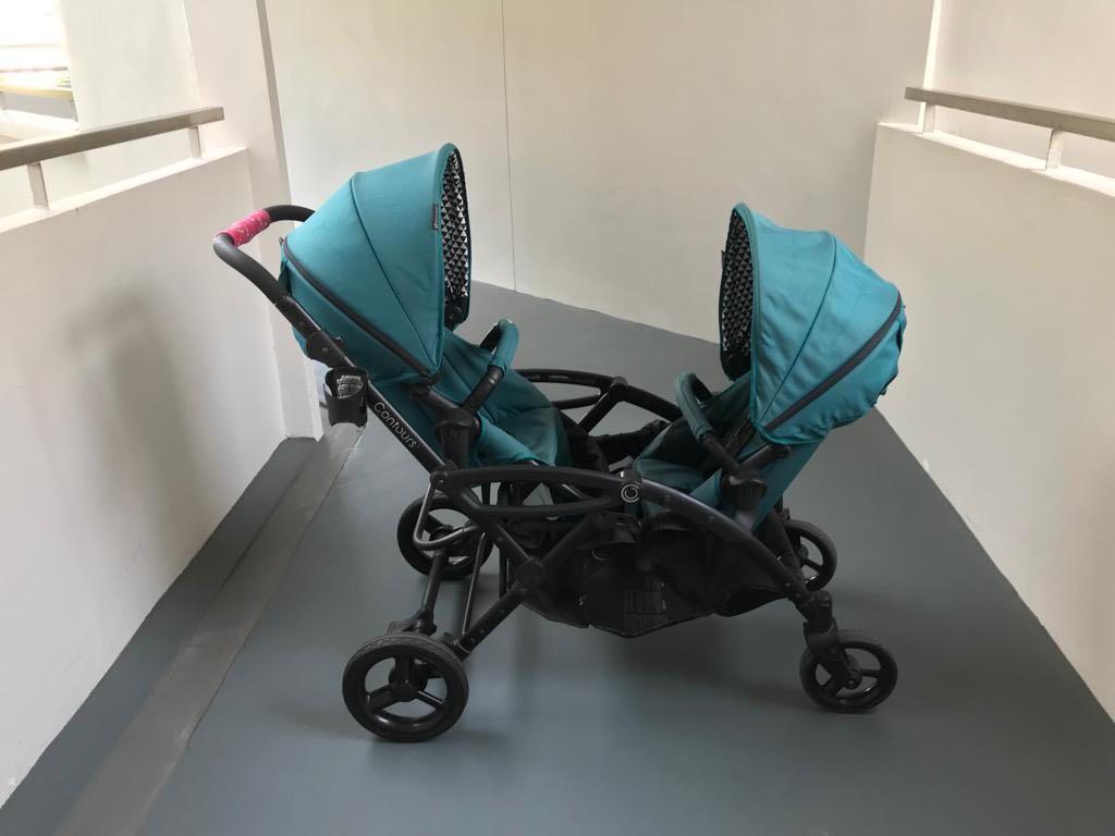 kolcraft tandem double stroller