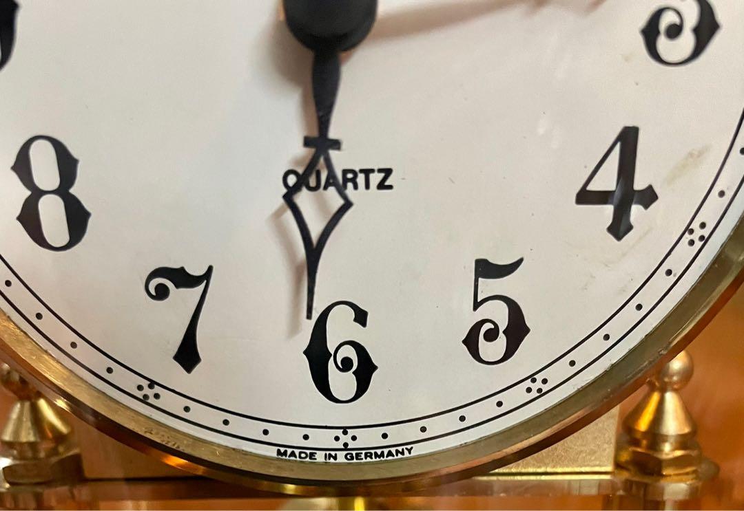 Kundo Quartz Clock Germany 15x15x24cms, Hobbies & Toys, Collectibles