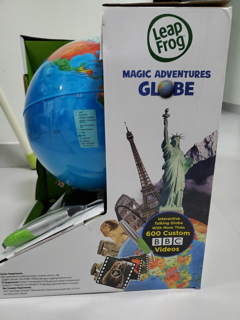 全新 半價出讓 Leap Frog Magic Adventure Globe 5+ years, 興趣及遊戲, 玩具 & 遊戲類 Carousell