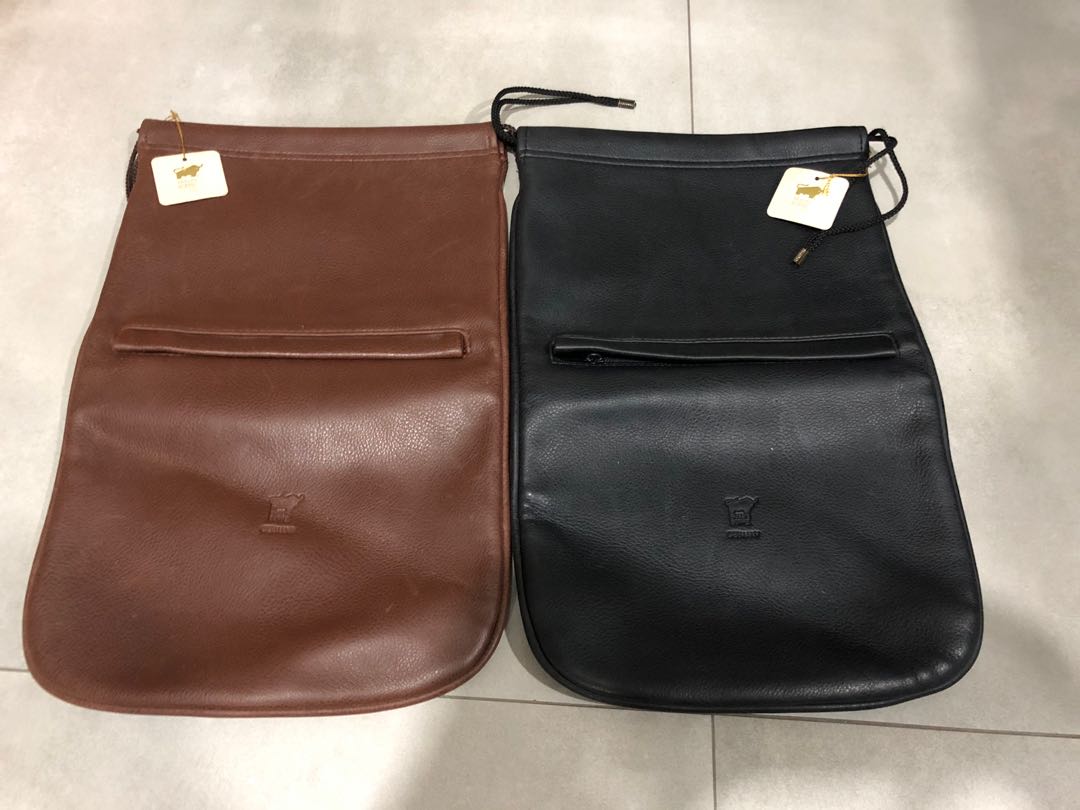 Leather Shoe bags, Men's Fashion, Bags, Belt bags, Clutches and Pouches