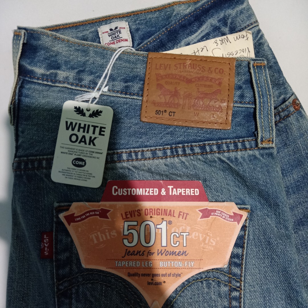Levi s 501 top selvedge white oak