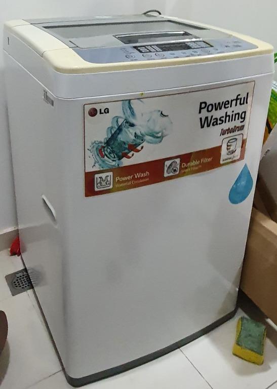 LG Washing machine turbo drum 7 kg, TV & Home Appliances, Washing