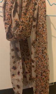 75x185cm Viscose  Long Scarf 人造絲棉麻長頸巾64199749332867110