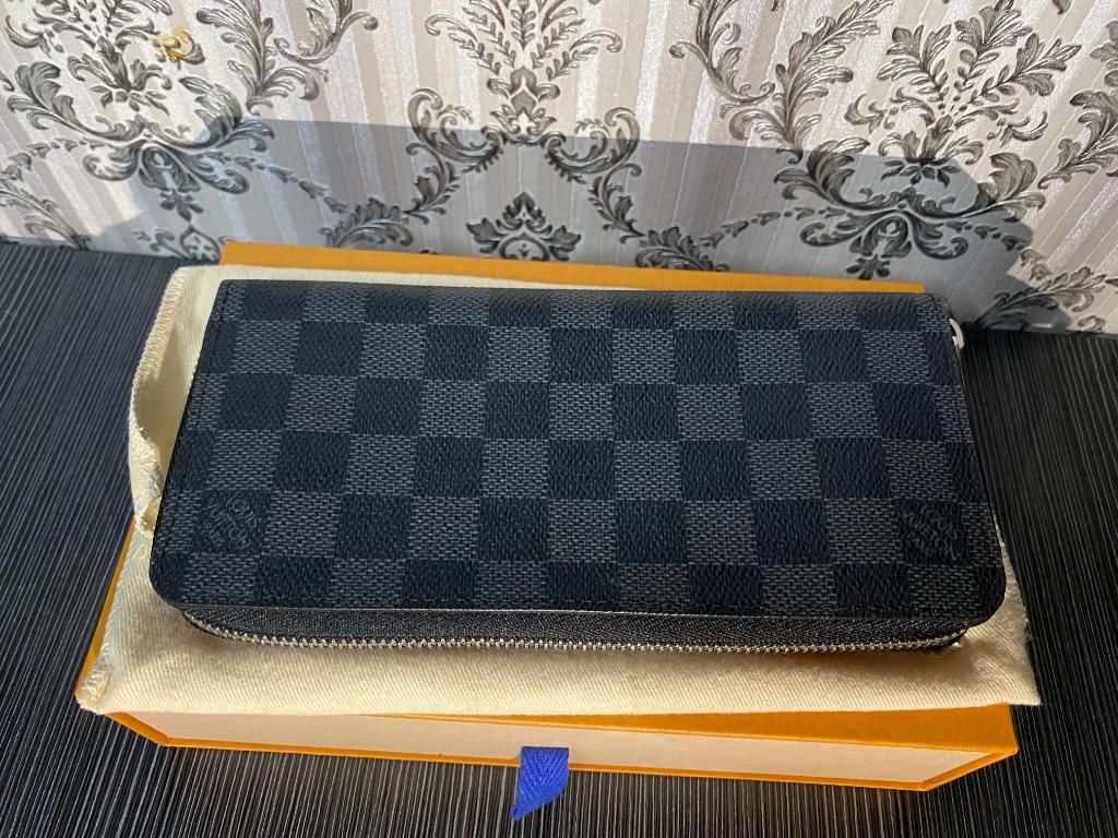 lv wallet damier graphite zippy