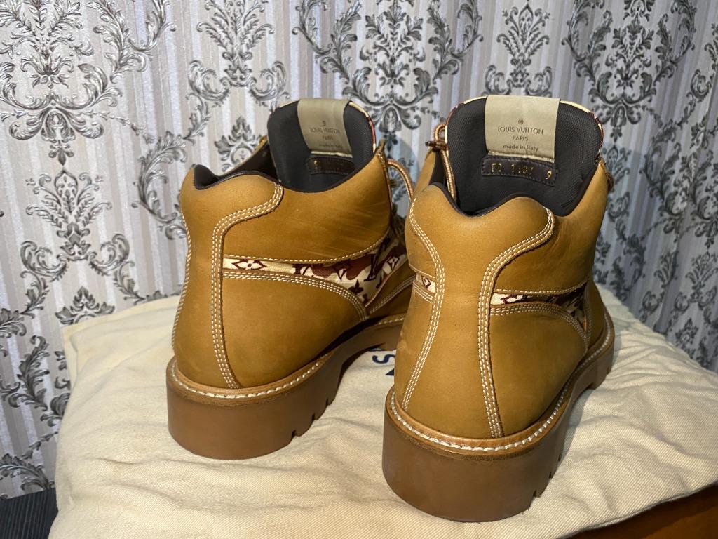 Louis Vuitton, Shoes, Louis Vuitton Nubuck Leather Oberkampf Ankle Boot