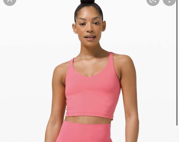 Lululemon align tank guava pink size 10 
