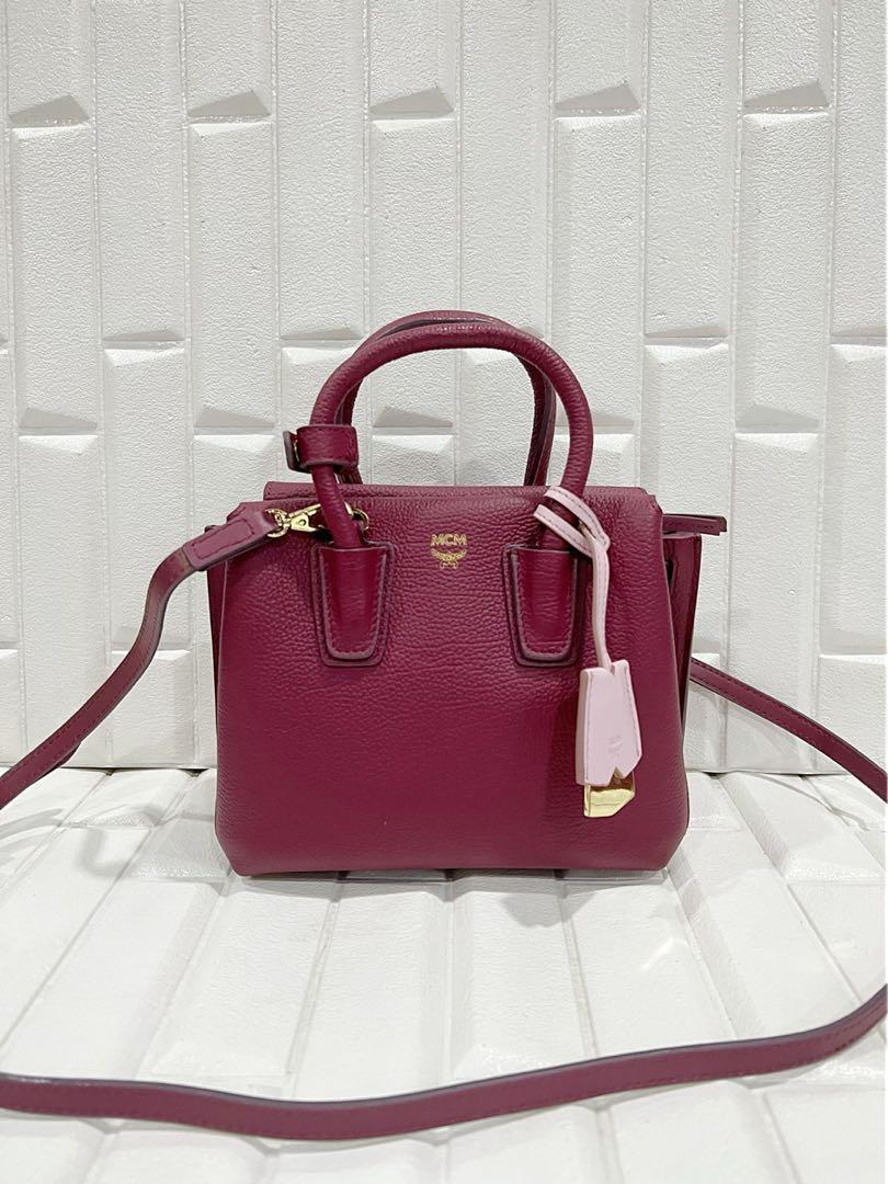 Mini Neo Milla Tote In Park Avenue Leather Pink Mcm ®Th