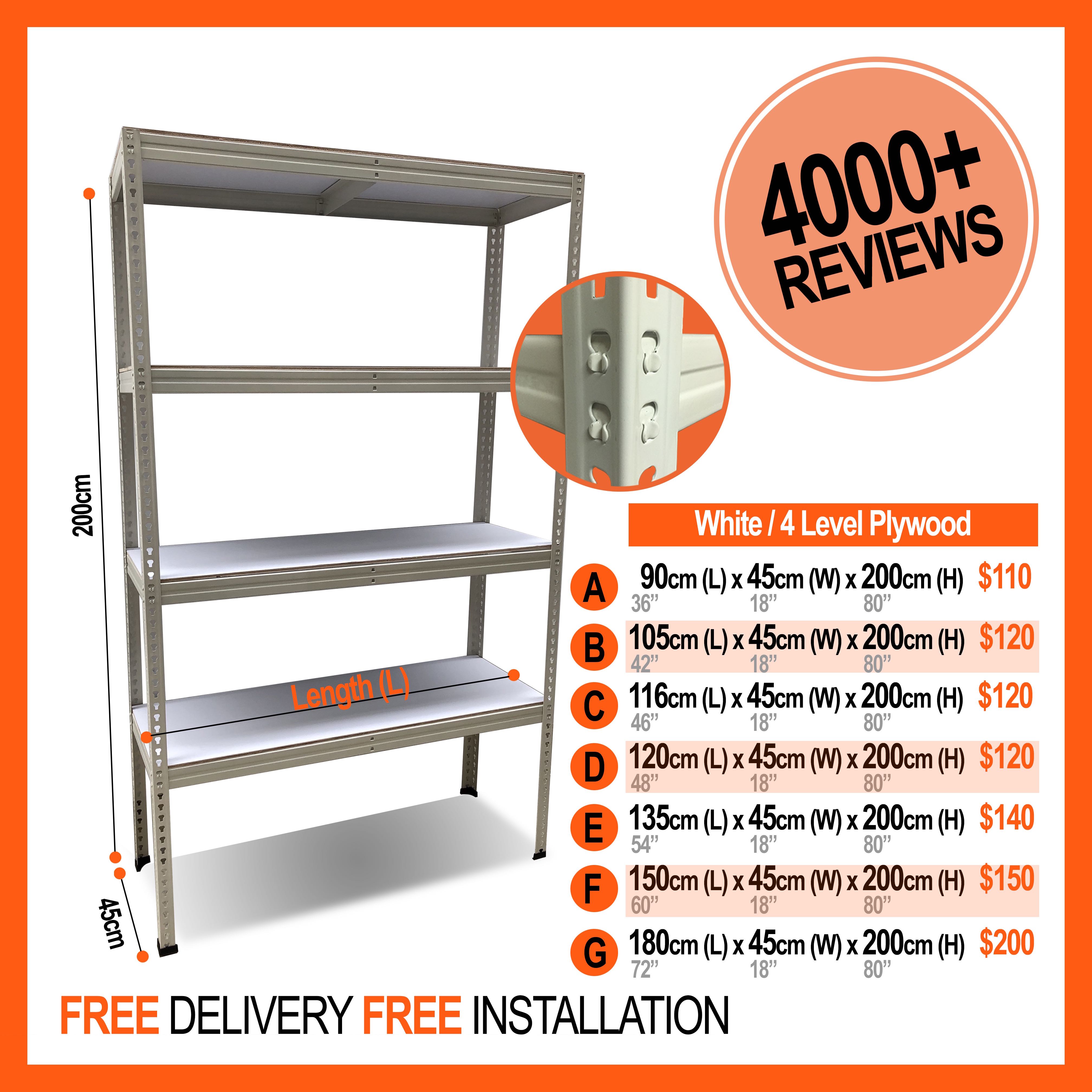 Metal Storage Rack for HDB BTO Bomb Shelter Store Room, Furniture
