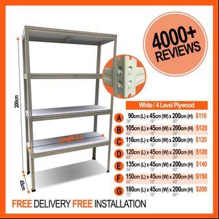 Metal Storage Rack for HDB BTO Bomb Shelter Store Room