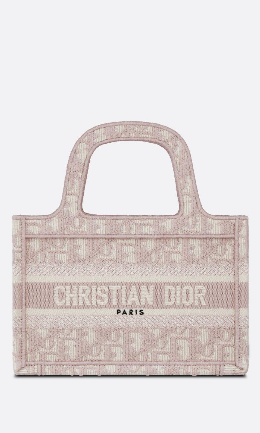 Dior book tote mini clearance