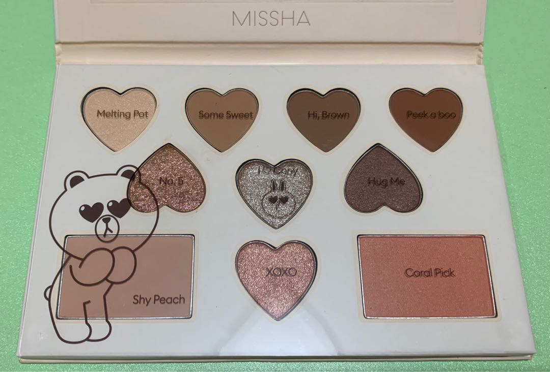 Missha Eyeshadow Palette Line Friends, Beauty & Personal Care, Face