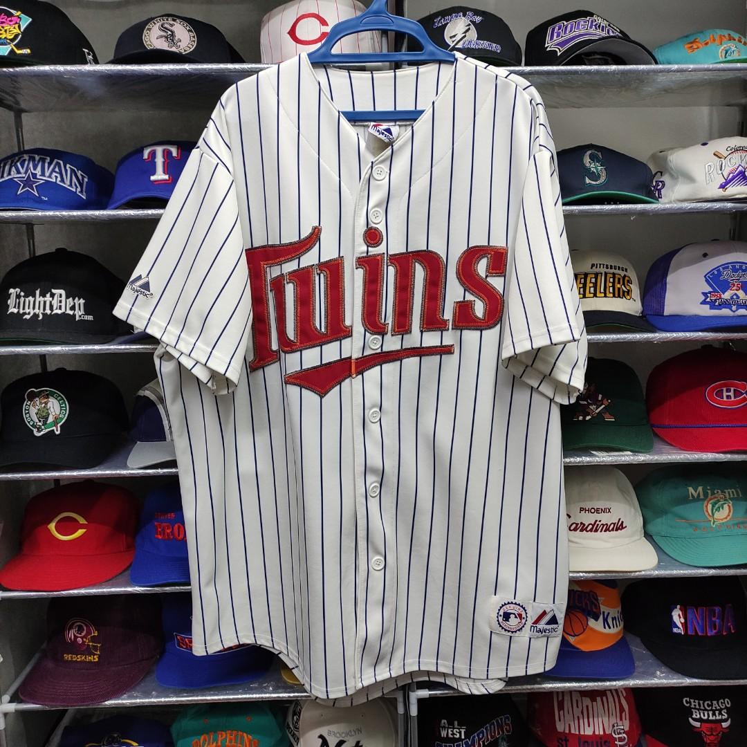 MLB Minnesota Twins Pinstripe Jersey, Men's Fashion, Tops & Sets
