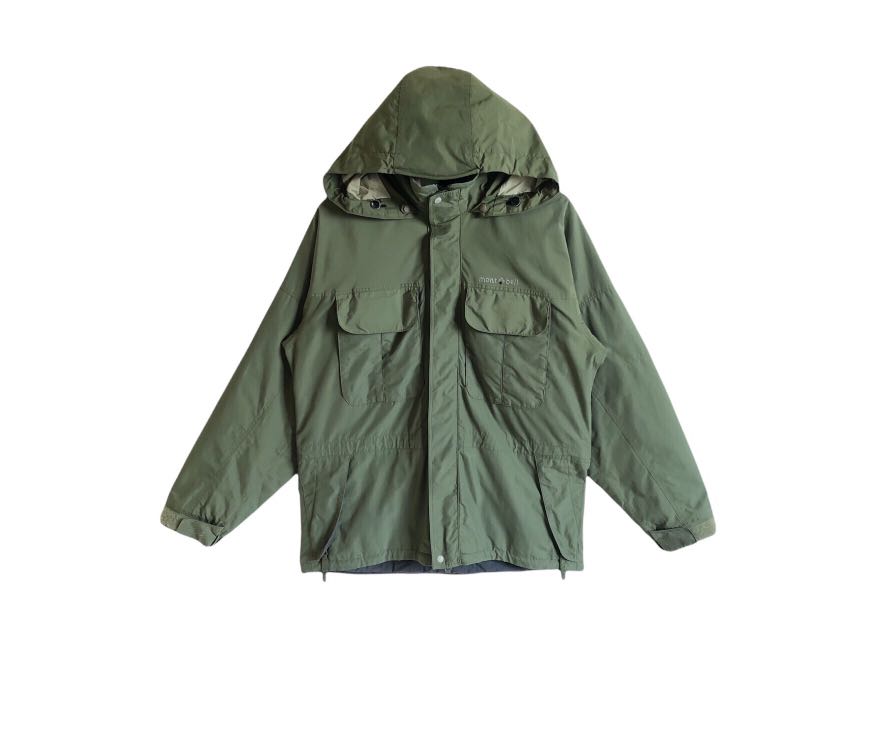 Montbell Multipocket Outdoor Jacket Green, Men's Fashion, Tops & Sets ...