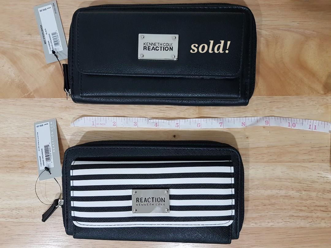 More than 40% OFF! Kenneth Cole Reaction Wallet (Category: Wallets & Card holders) located in Pasig City. Submitted by rokels_locker (Listing ID 232368676, Image 2). Description: Can fit and iphone 6s or same size phone. SRP $50, only 1 on stock for each.