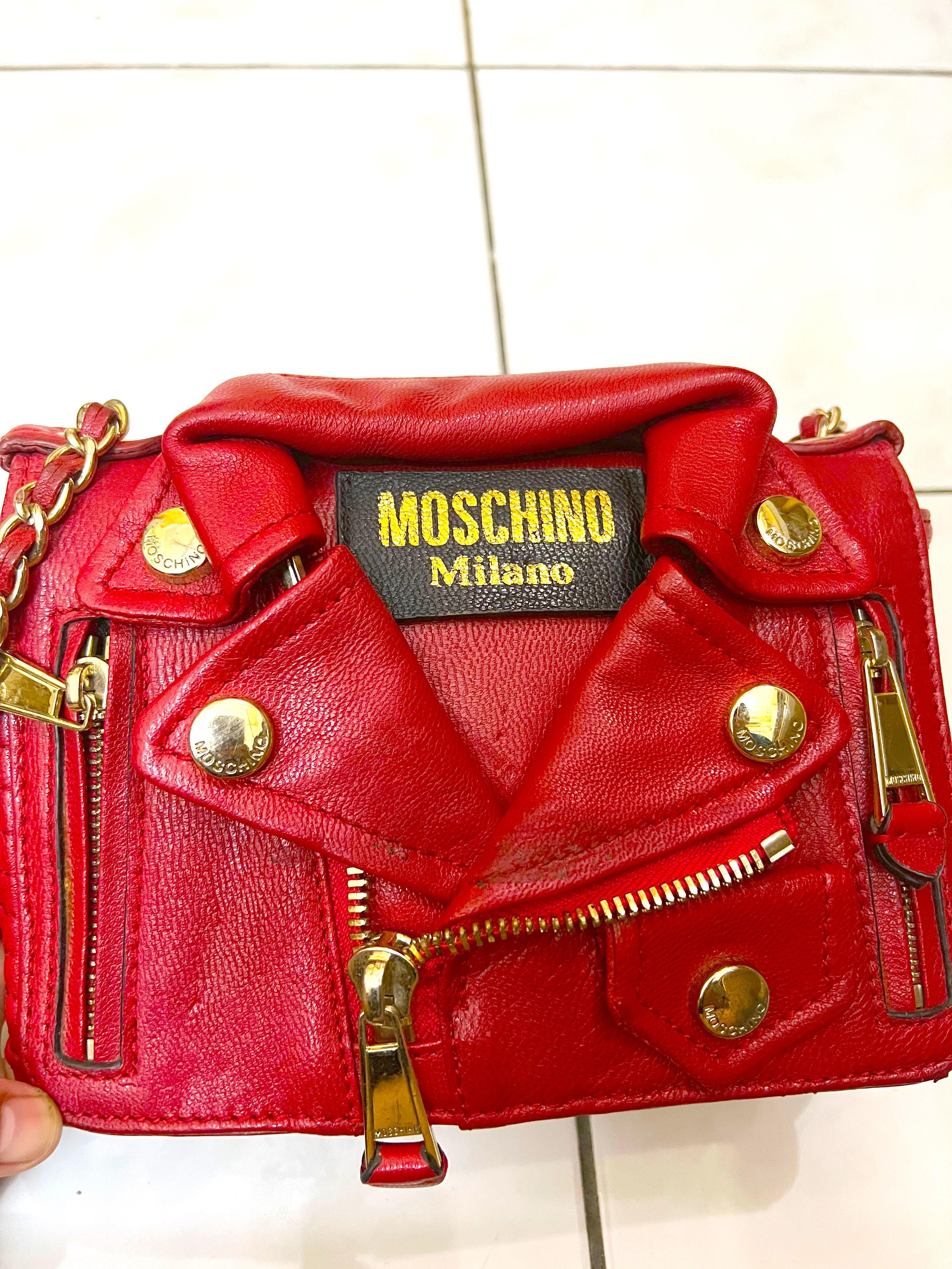 Moschino jacket 2025 bag replica