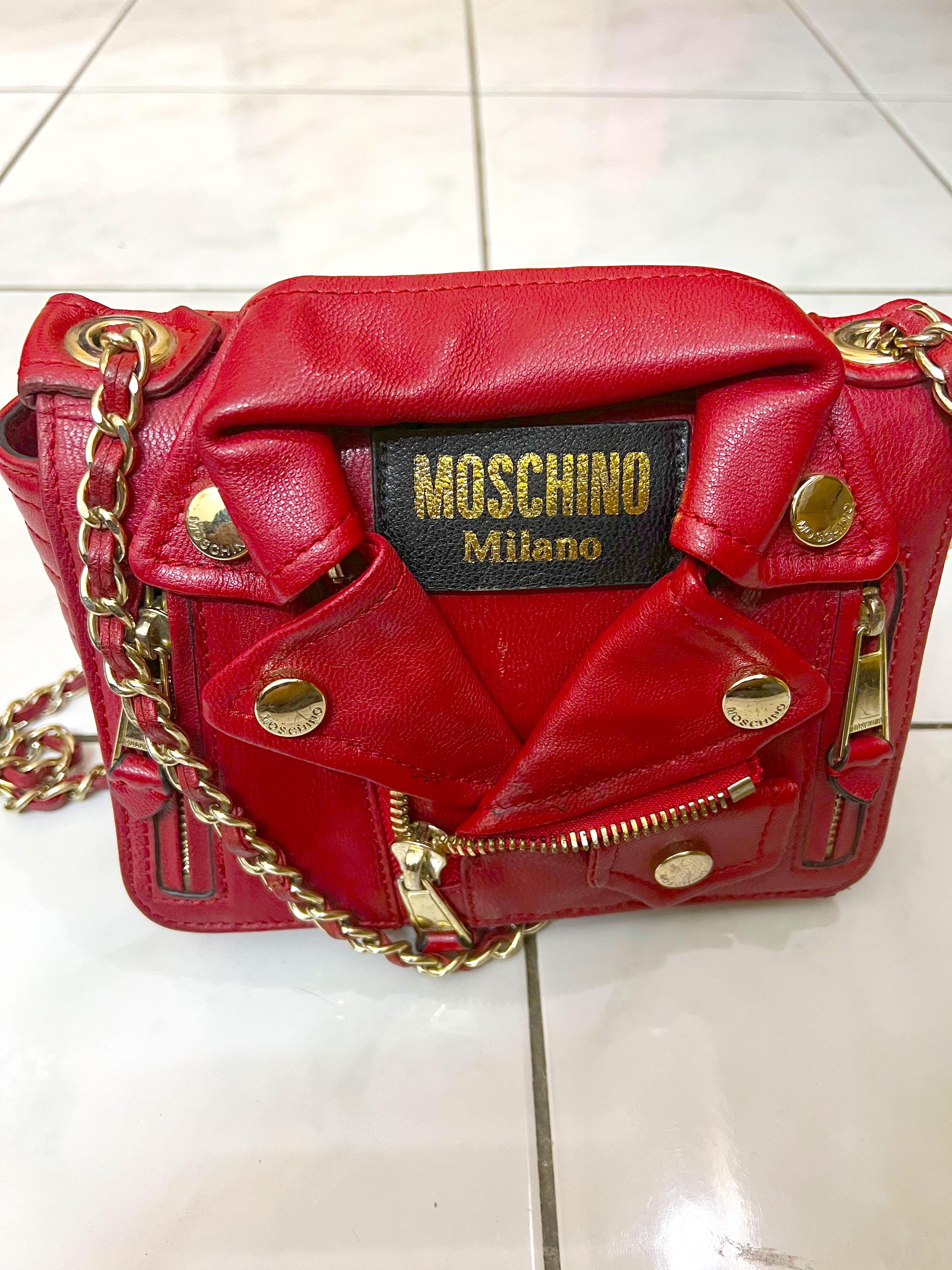 Moschino jacket online bag replica