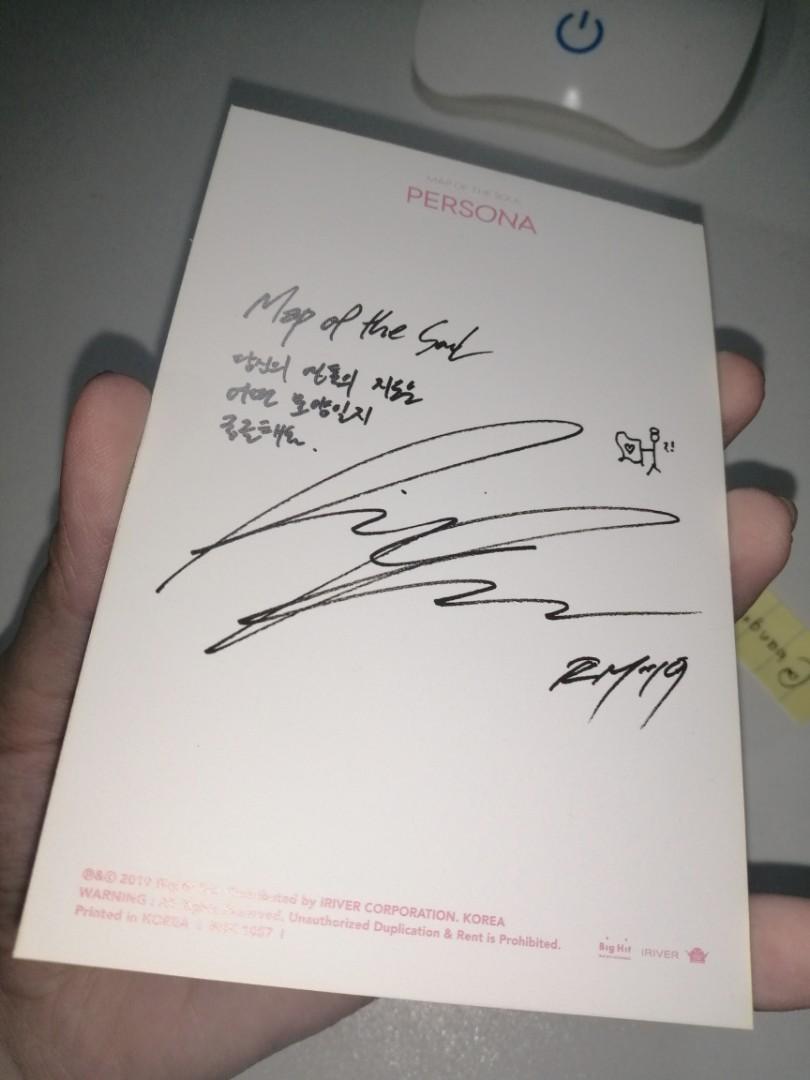 Namjoon map of the soul persona postcard mots persona, Hobbies & Toys ...