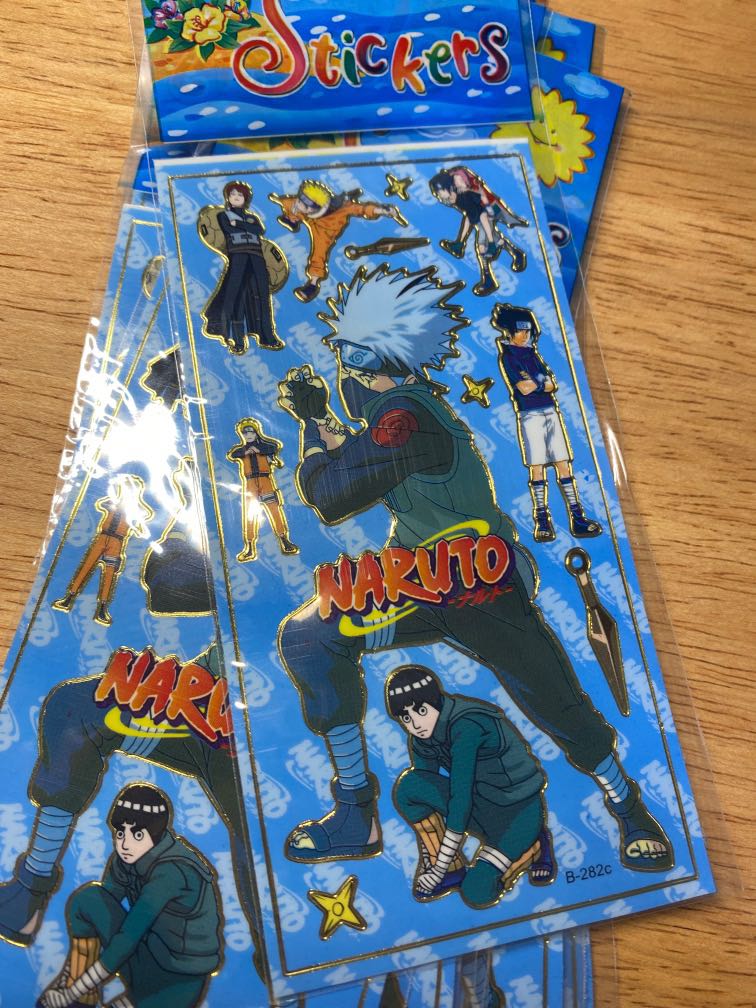Naruto Stickers, Hobbies & Toys, Stationery & Craft, Craft Supplies