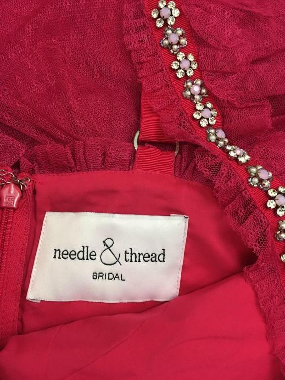 Needle and hotsell thread degas gown