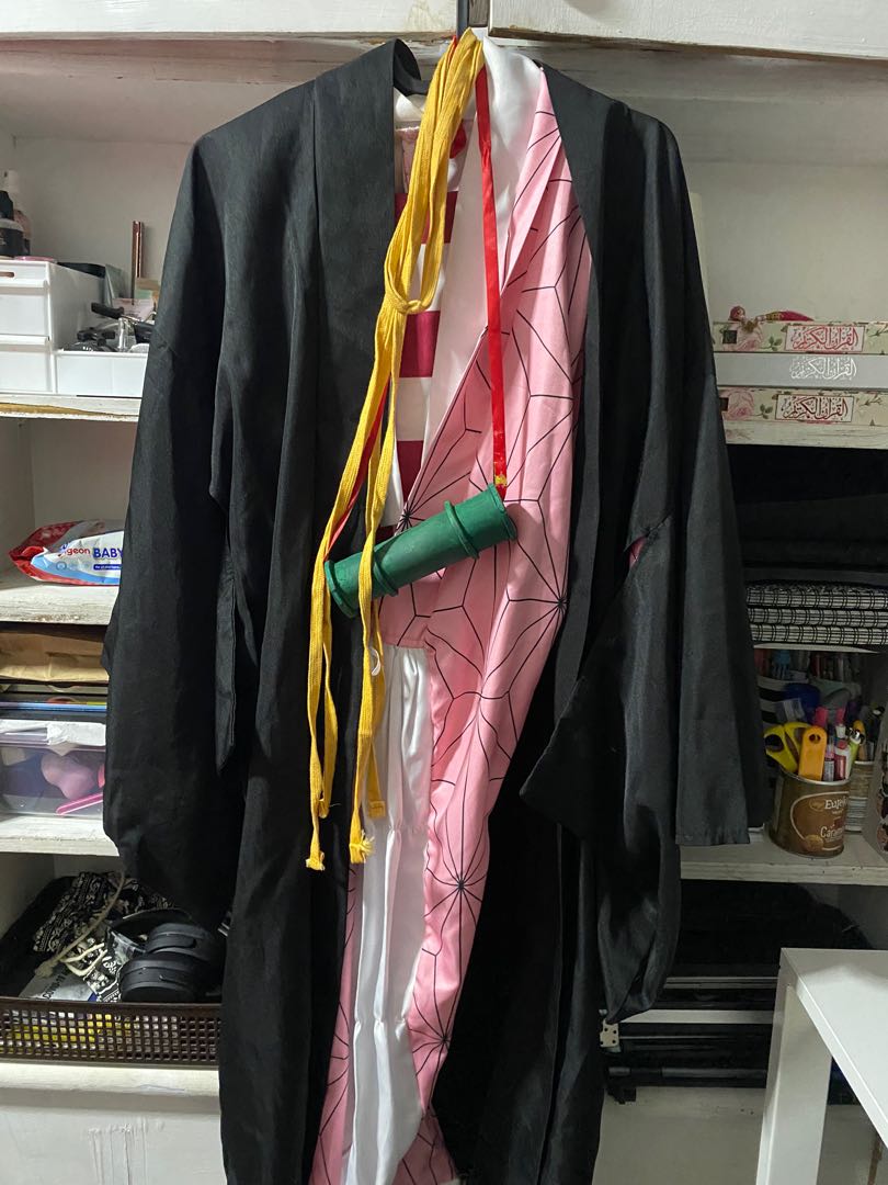 Nezuko Kamado Cosplay Full Set (except shoes), Hobbies & Toys