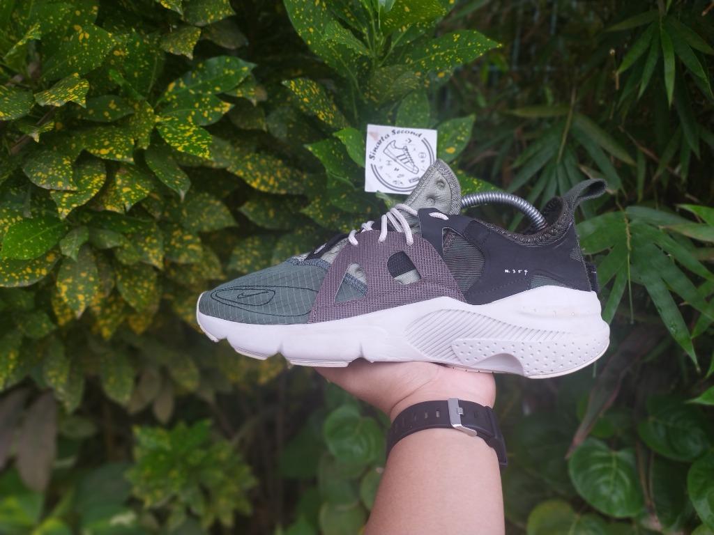 Nike Air Huarache Drift Olive Fesyen Pria Sepatu Sneakers di