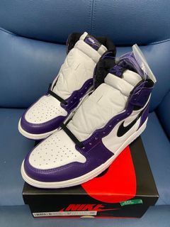 Nike Air Jordan Retro 1 High Court Purple Dunk Low SB SP AJ 1 4 11 Sacai  Travis Scott Off White Supreme Yeezy, 男裝, 鞋, 波鞋- Carousell