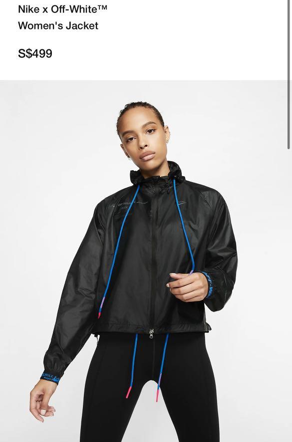 Nike x Off White Jacket Women s Fashion Activewear on Carousell