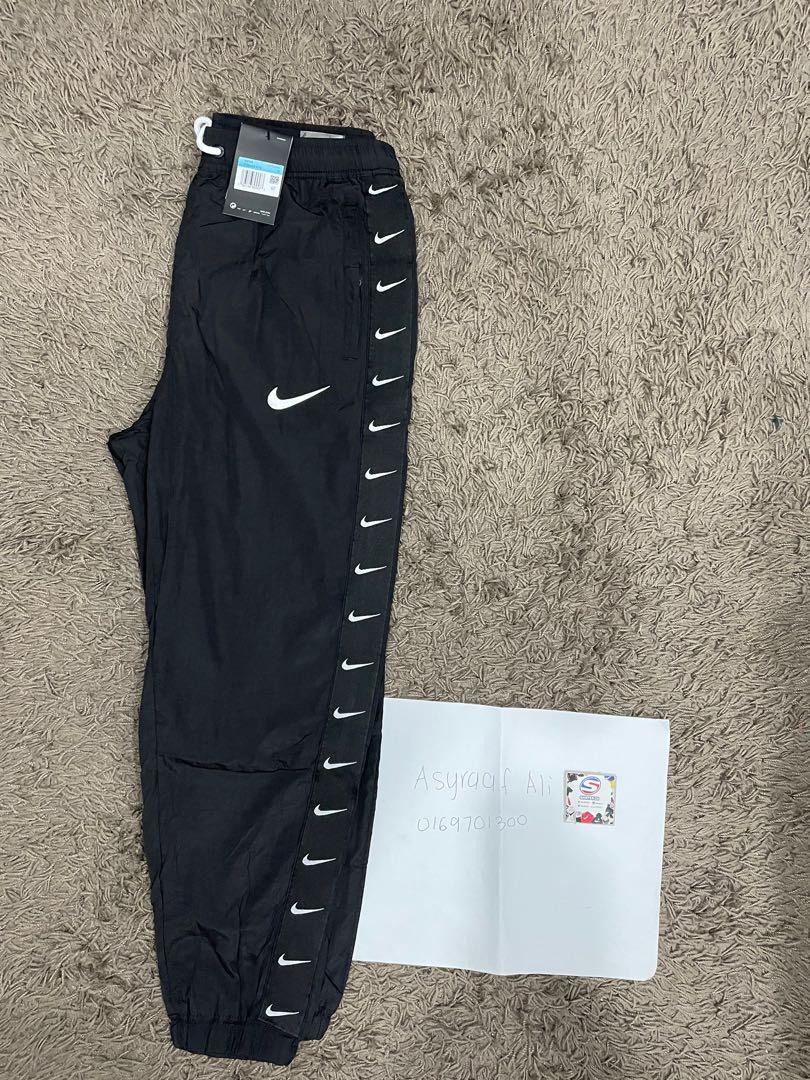 Nike side swoosh hot sale logo track pants