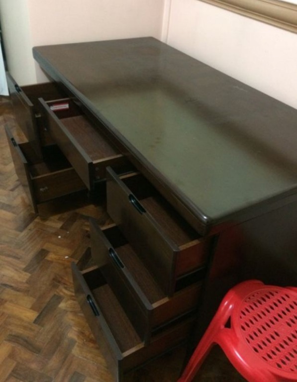 President / Executive / Big Boss OFFICE TABLE SOLID WOOD HEAVY weight