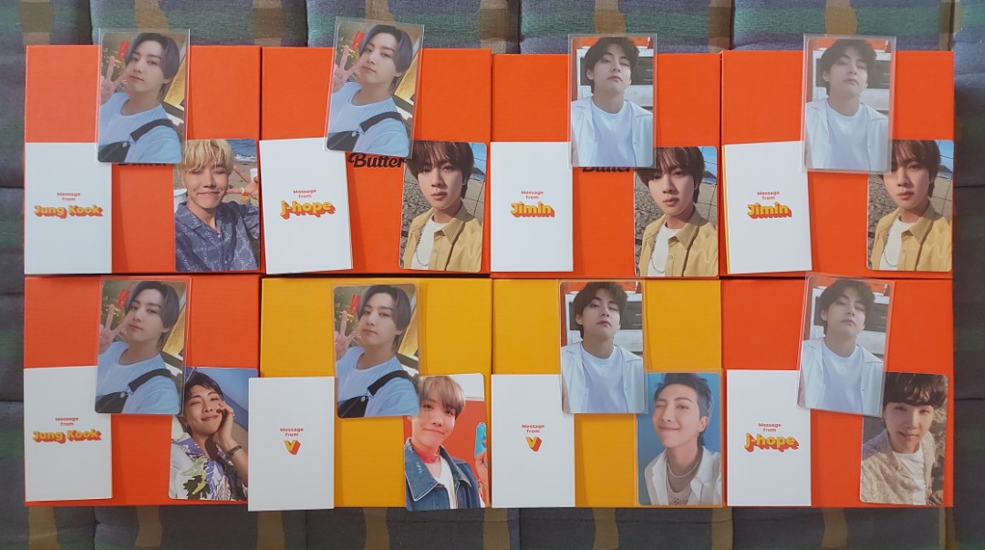 [ONHAND] BTS Butter Album unsealed complete inclusions with PC POB