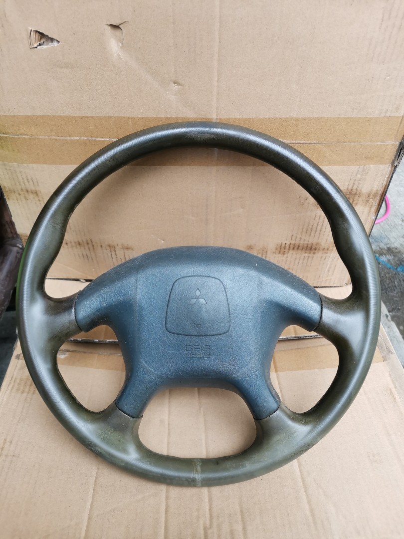 Pajero stock steering wheel, Car Parts & Accessories, Steering, Brakes, Control Parts and