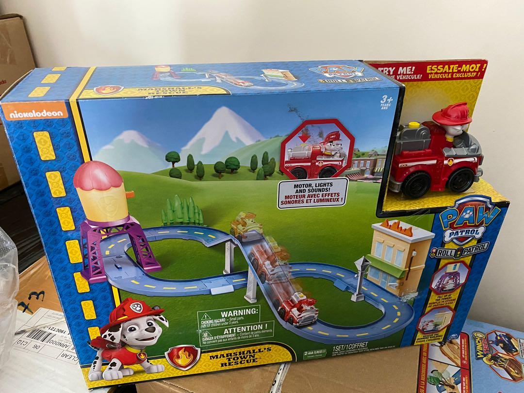 Paw patrol roll patrol marshall's town rescue track set store