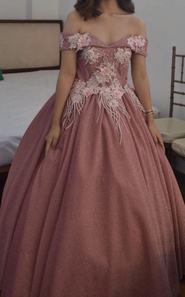 Pink gown sales for js prom