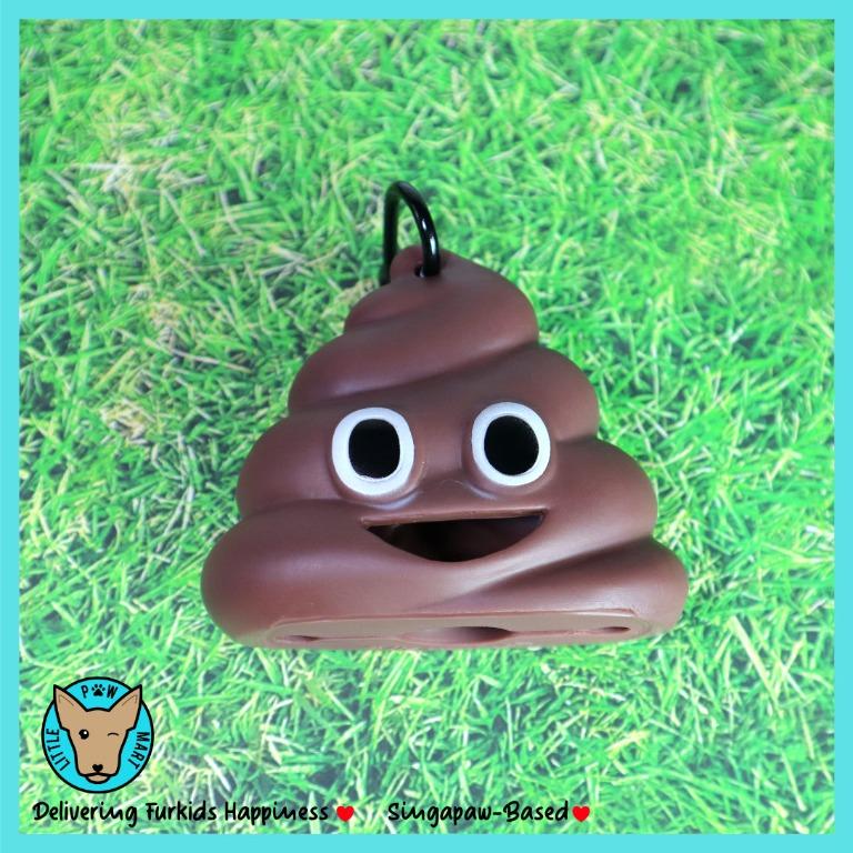 Poop Emoji Poop Bag Holder, Pet Supplies, Homes & Other Pet Accessories