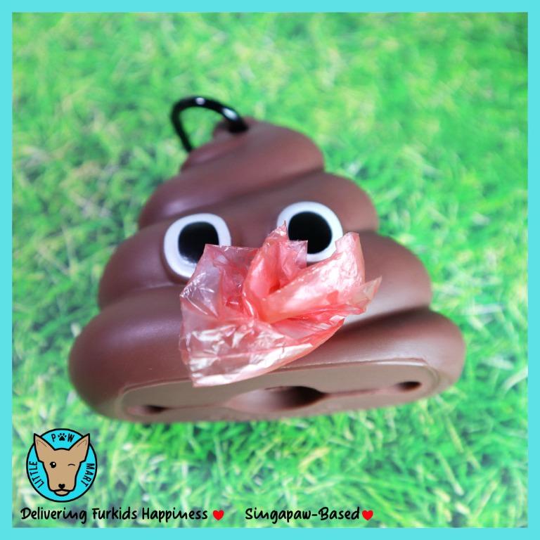 Poop Emoji Poop Bag Holder, Pet Supplies, Homes & Other Pet Accessories