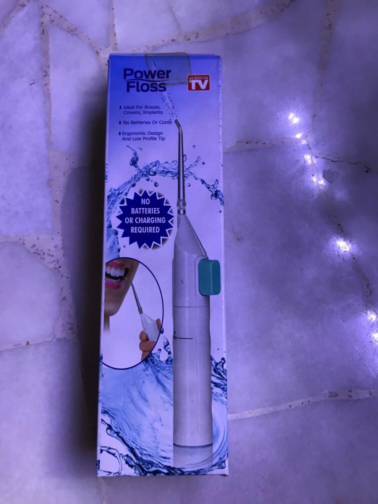 Power floss teeth, Beauty & Personal Care, Face, Face Care on Carousell