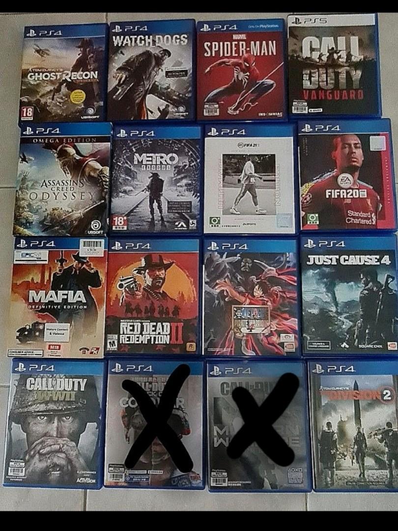 PS4 titles used PS5 COD Vanguard new open Video Gaming Video