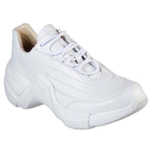 Ready Stock Skechers Women Mark Nason Los Angeles Neo Block Shoes 68894-WHT  (Size: US 8), Women's Fashion, Footwear, Flipflops and Slides on Carousell