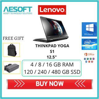 Refurbished Laptop Lenovo Thinkpad Yoga S1 / 12.5" / Core i5-4th Second Hand Laptop With Mouse