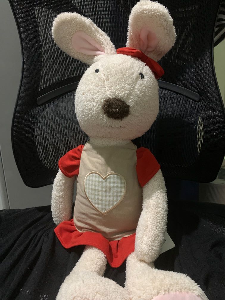 Rose & crown Bunny Plush - with tag, Hobbies & Toys, Toys & Games on ...