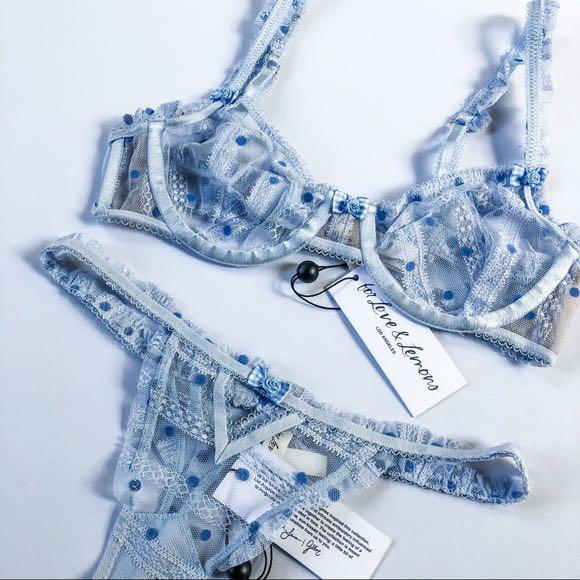 For love and lemons harper shop ruffle bra