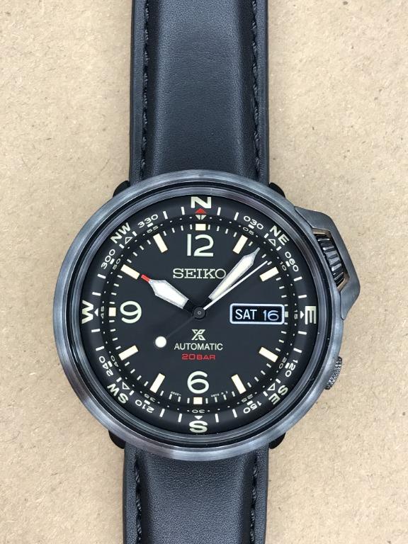SOLD OUT Seiko PROSPEX LAND SRPD35K1 Automatic 200M Water Resistant Black Leather Strap Gents Watch srpd35 srpd35k