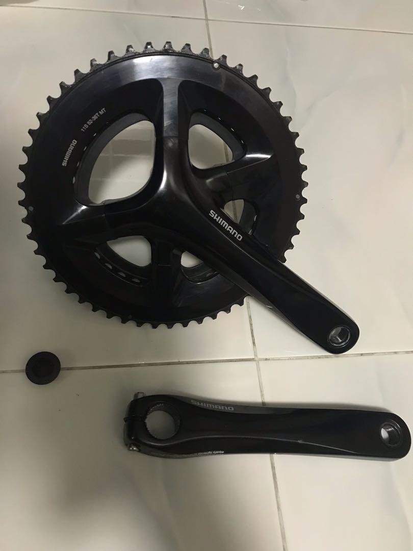 シック様Stages Ultegra R8000 両足計測165mm 52/36 Stages Power Meter on Shimano Ultegra R8000 Dual Sided
