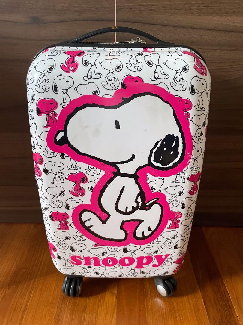 Snoopy luggage, Hobbies & Toys, Travel, Luggage on Carousell