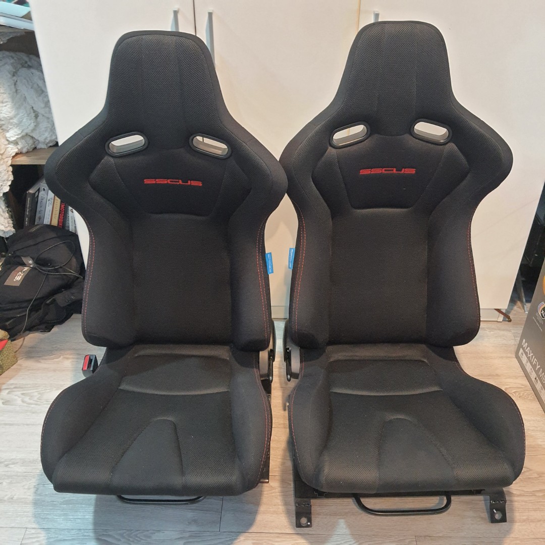 Sscus semi bucket seat + tapak myvi g1,g2, Auto Accessories on Carousell