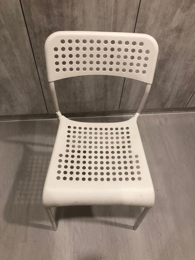 Stackable IKEA plastic chairs, Furniture & Home Living, Furniture