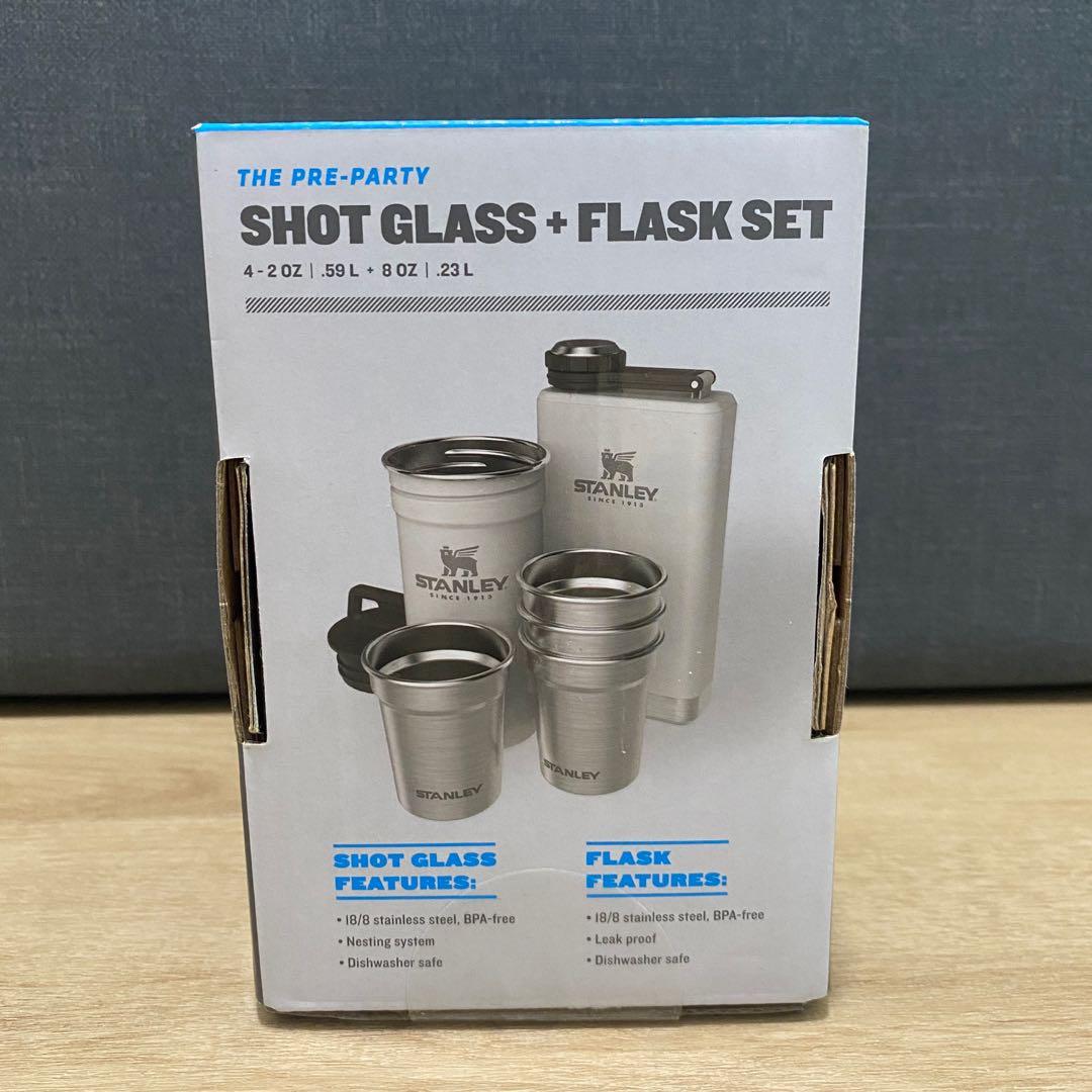 Stanley PreParty Shot Glass + Flask Set, Hobbies & Toys, Travel