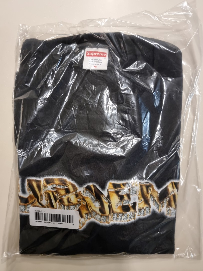 Supreme Diamond Tee, Men's Fashion, Tops & Sets, Tshirts & Polo