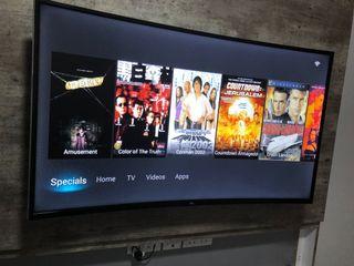 TCL 48in curved Tv